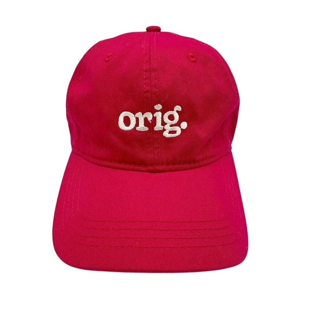 Chik-Fil-A Orig. Red Employee Embroidered Adjustable Strap Dad Hat Cap‎ Souvenir